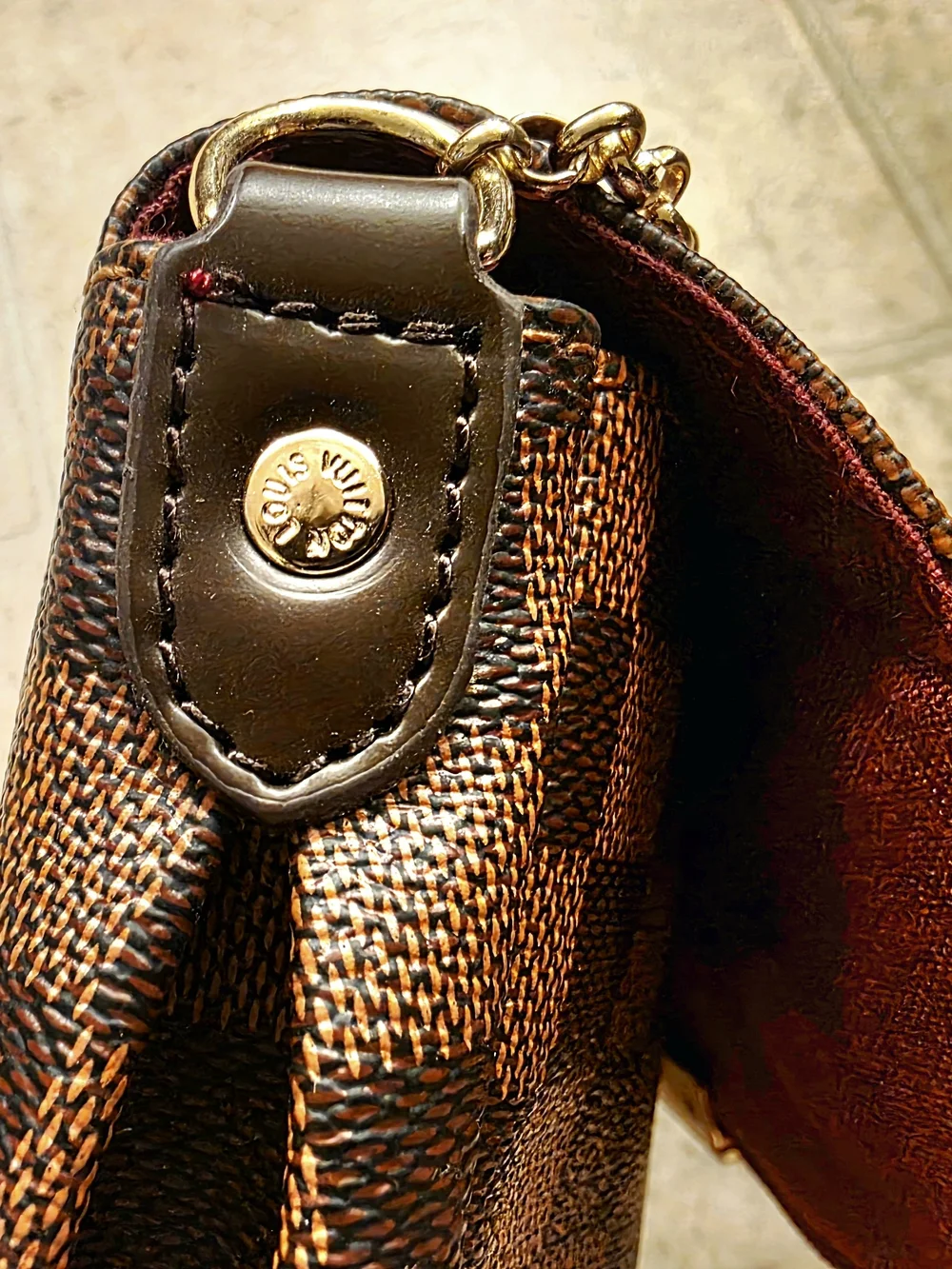 Crossbody in Brown and Dark Brown
